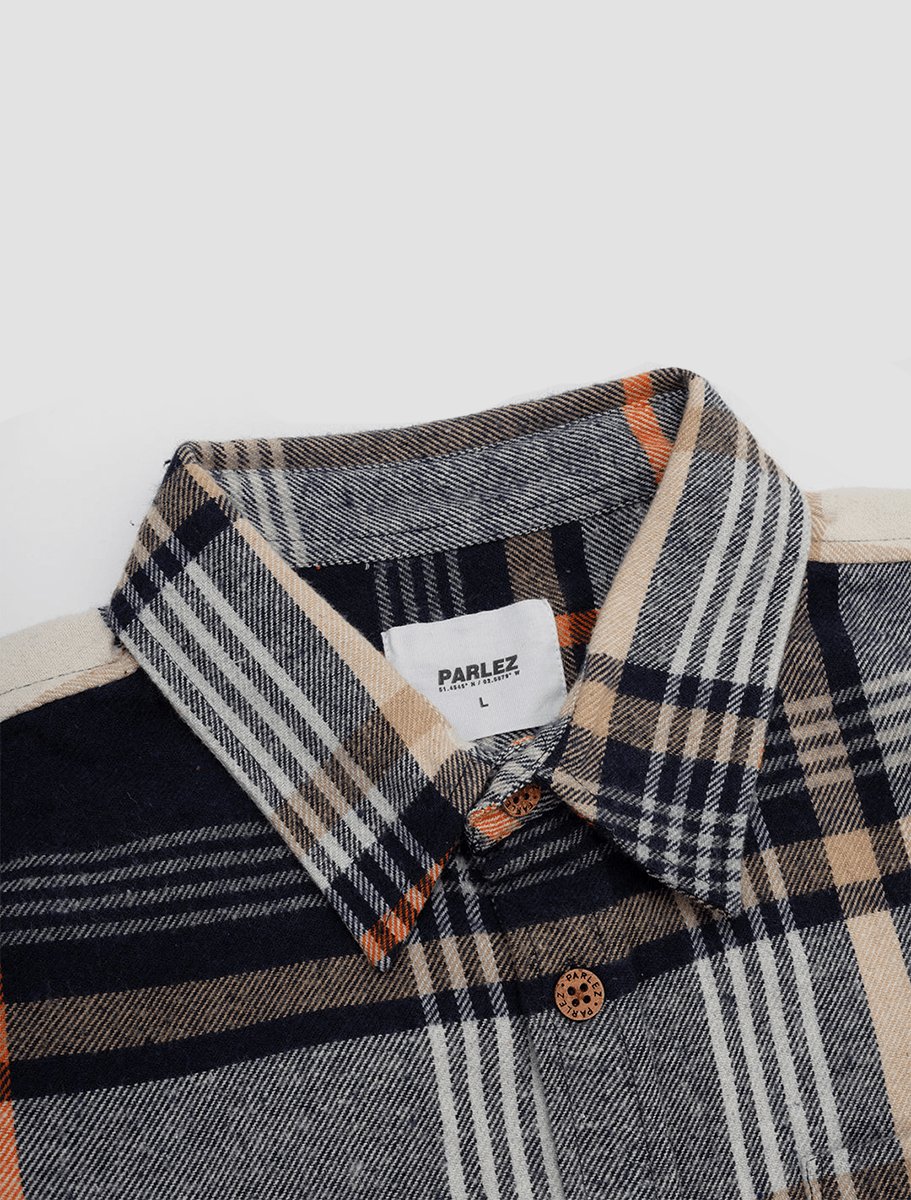 Parlez Rotan Check Flannel Shirt - The Boredroom Store Parlez