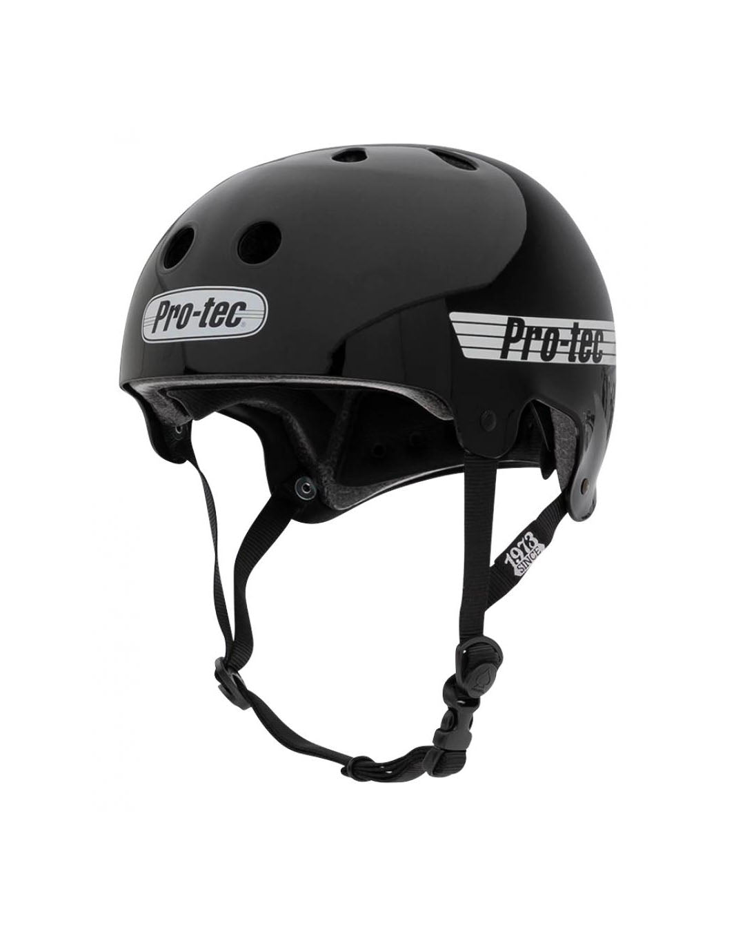 Pro-Tec Helmet Old School Cert Gloss Black