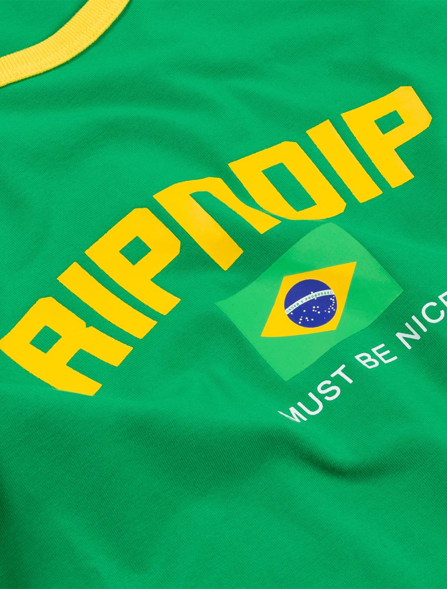 Ripndip Brazil Cropped Ringer T - Shirt - The Boredroom Store Ripndip