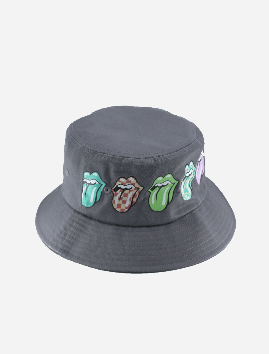 Rolling Stones Multi Tongue Bucket Hat - The Boredroom Store Rolling Stones