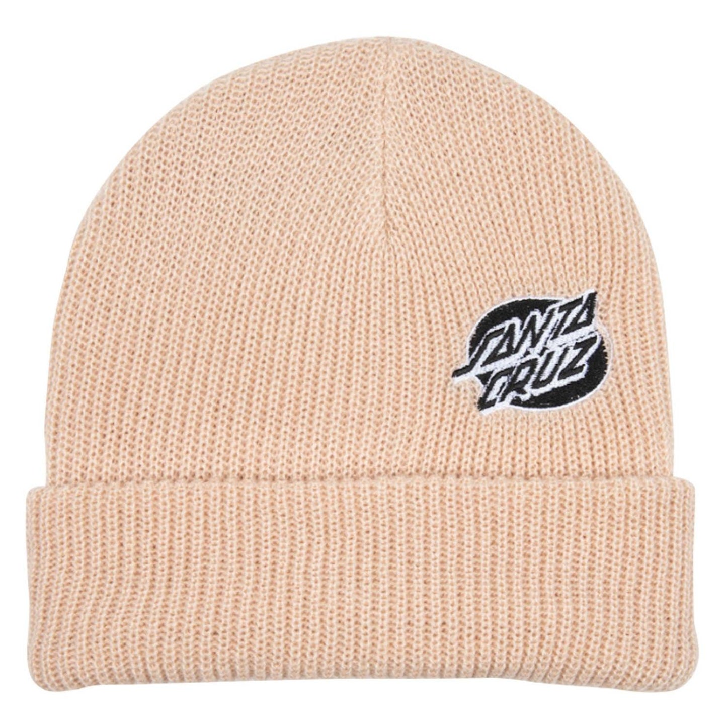 Santa Cruz Beanie Mono Lined Oval Dot Chalk