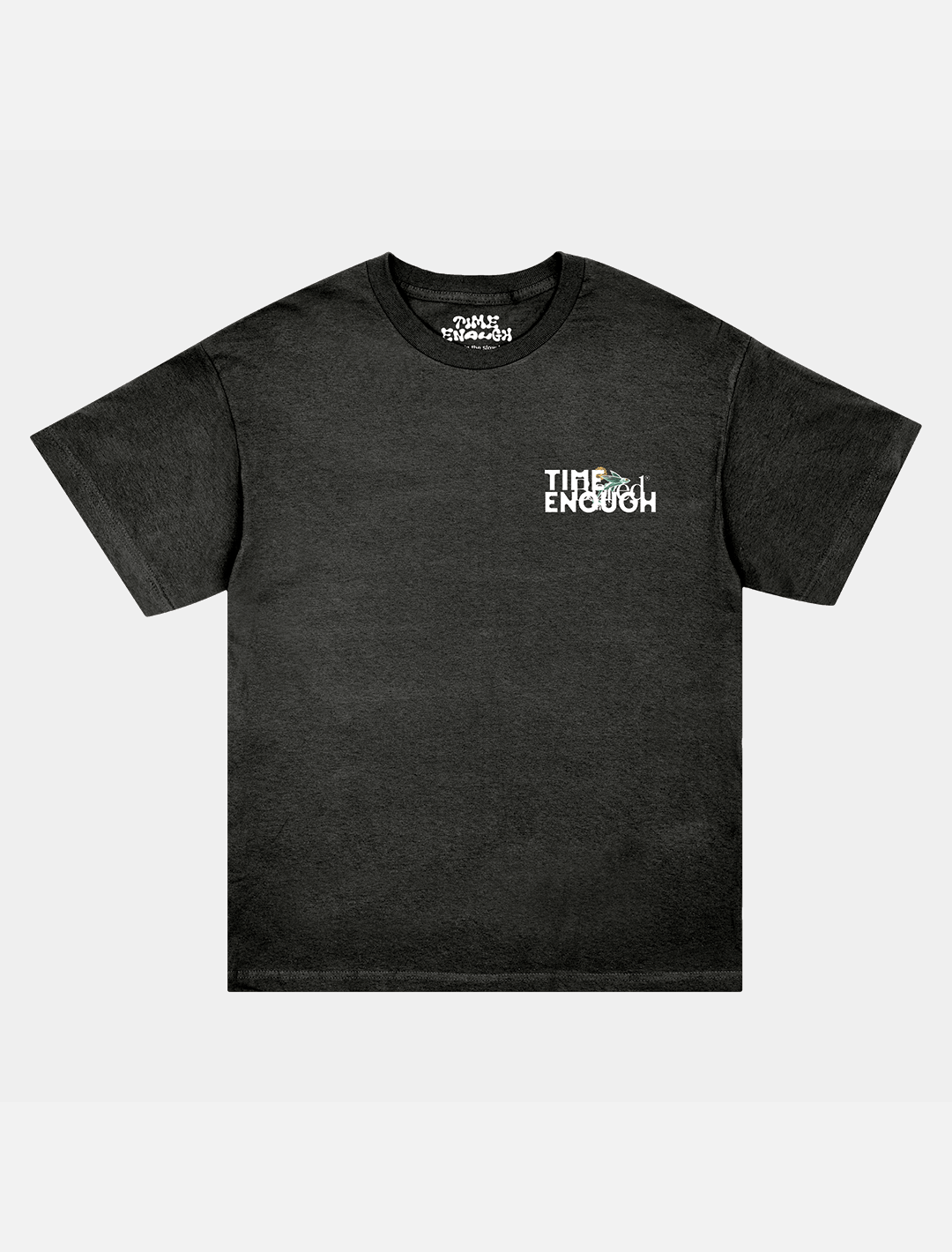 Time Enough Traa dy Liooar T-Shirt l Black