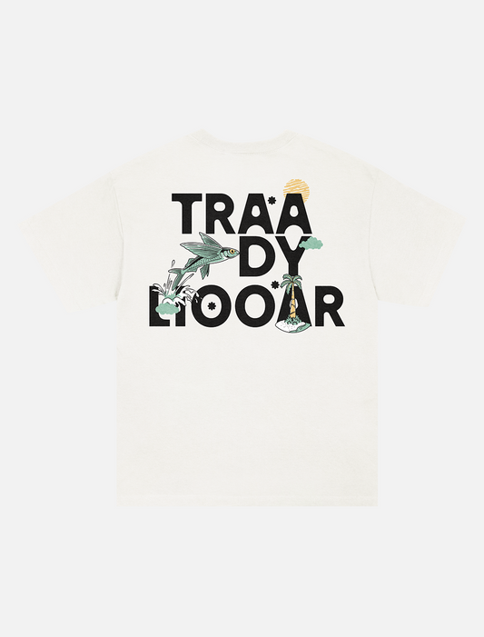 Time Enough Traa dy Liooar T-Shirt l White