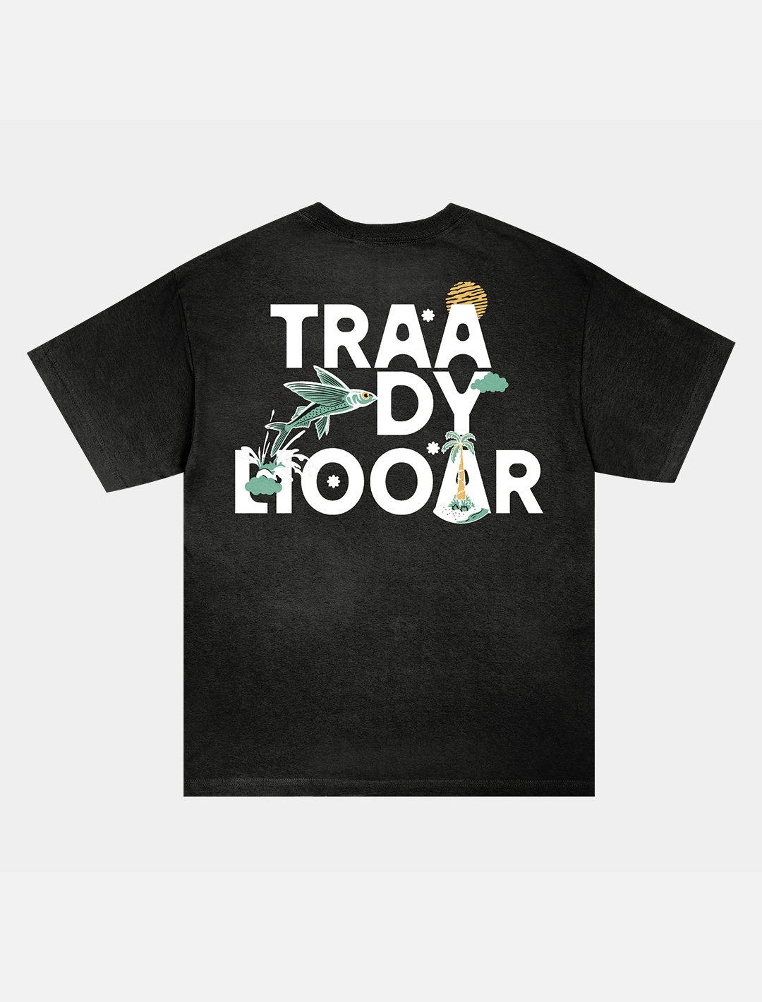 Time Enough Traa dy Liooar T-Shirt l Black