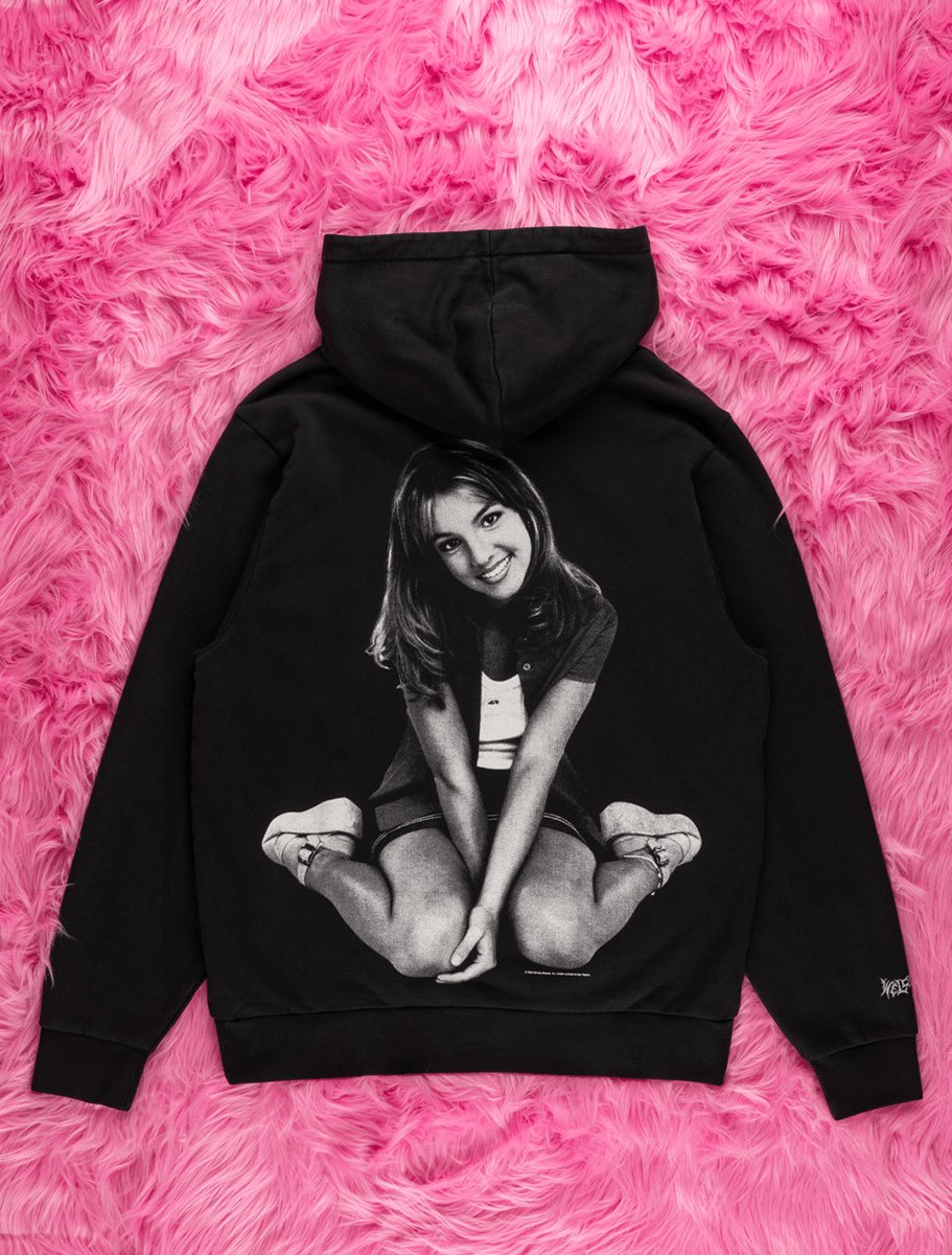 Welcome x Britney Spears Flower Pigment Dyed Hoodie - The Boredroom Store Welcome Skateboards