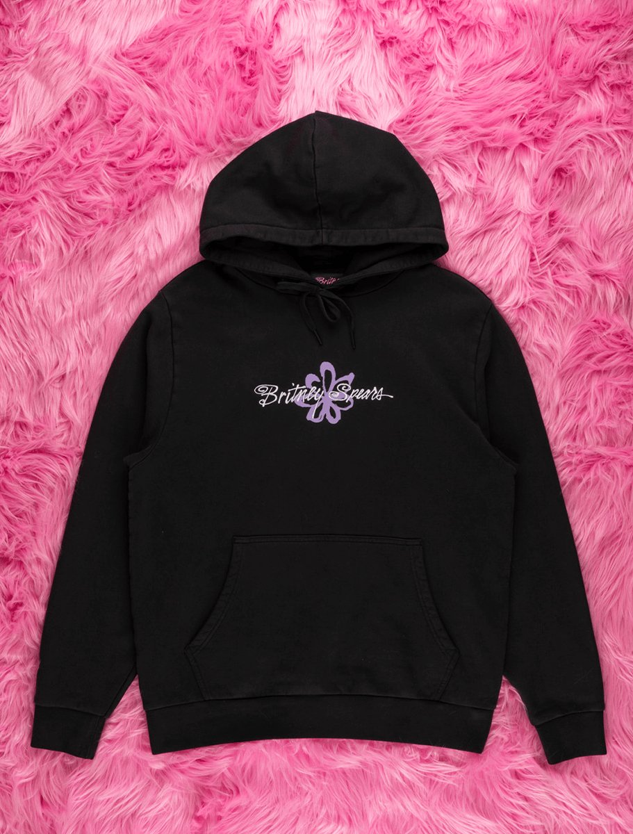 Welcome x Britney Spears Flower Pigment Dyed Hoodie - The Boredroom Store Welcome Skateboards