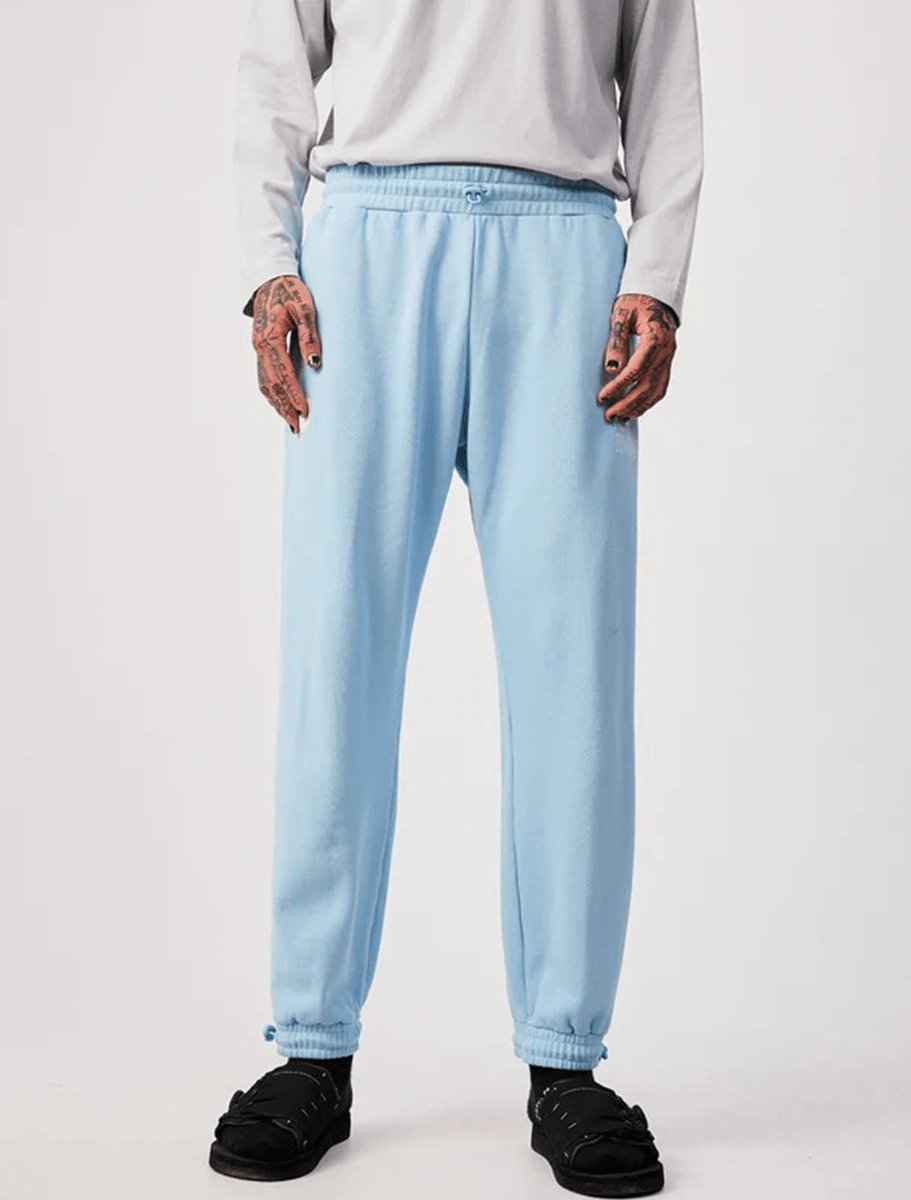 AFENDS Conditional Unisex Organic Sweat Pants | Sky Blue - The Boredroom Store Afends