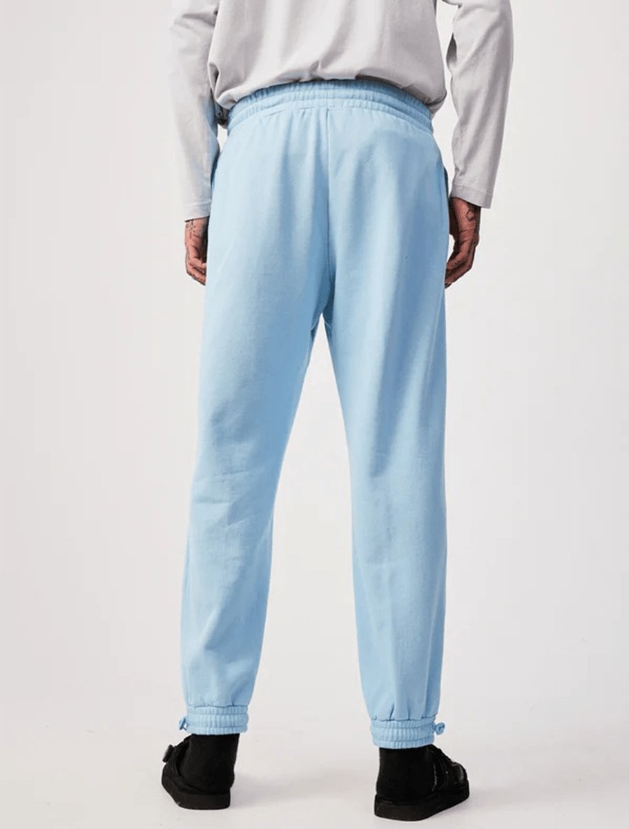 AFENDS Conditional Unisex Organic Sweat Pants | Sky Blue - The Boredroom Store Afends