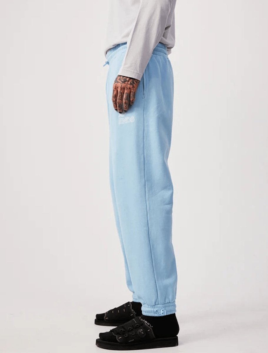 AFENDS Conditional Unisex Organic Sweat Pants | Sky Blue - The Boredroom Store Afends