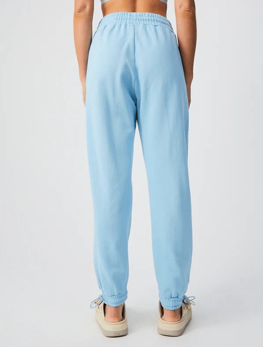 AFENDS Conditional Unisex Organic Sweat Pants | Sky Blue - The Boredroom Store Afends