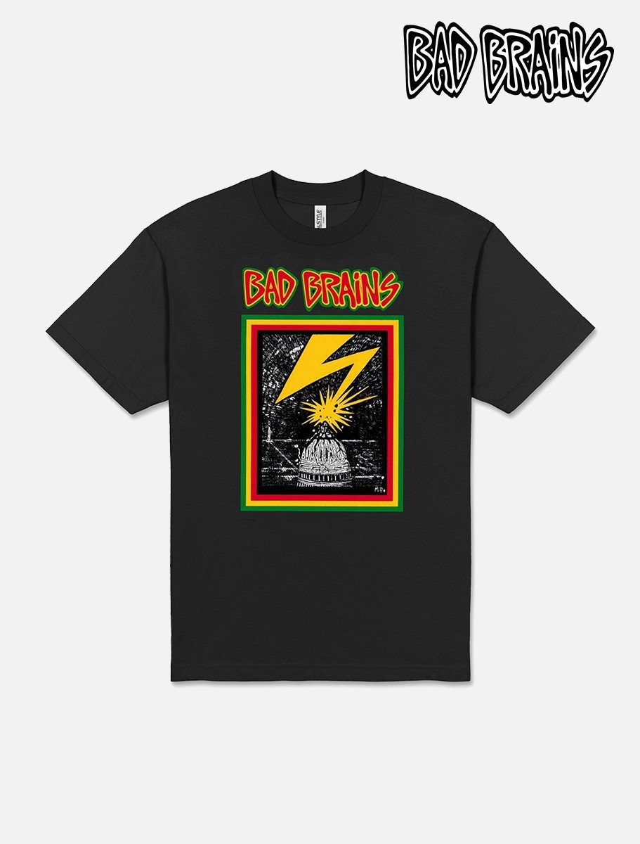 BAD BRAINS Logo Tee | Black - The Boredroom Store Bad Brains