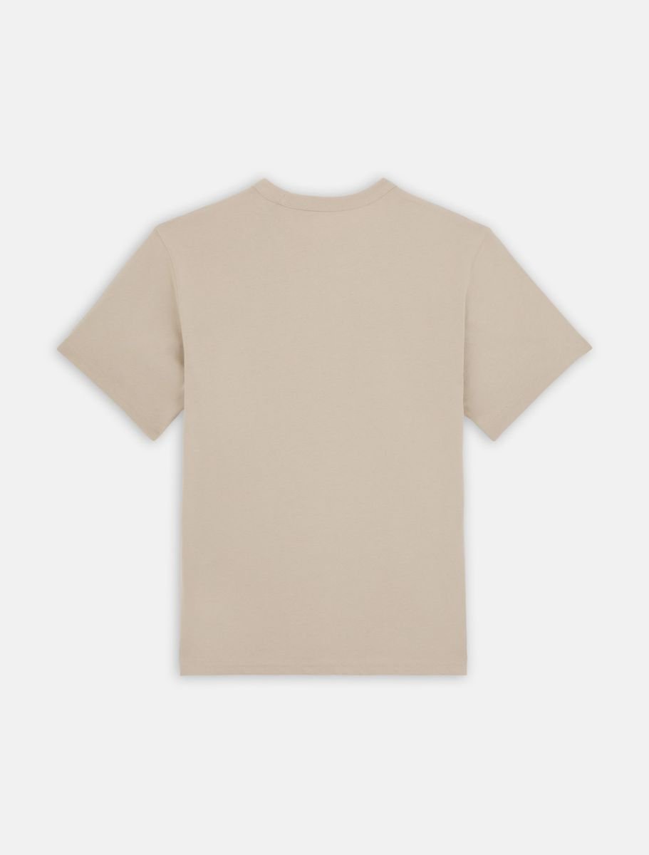 DICKIES Aitkin Chest Logo Tee | Sandstone - The Boredroom Store Dickies