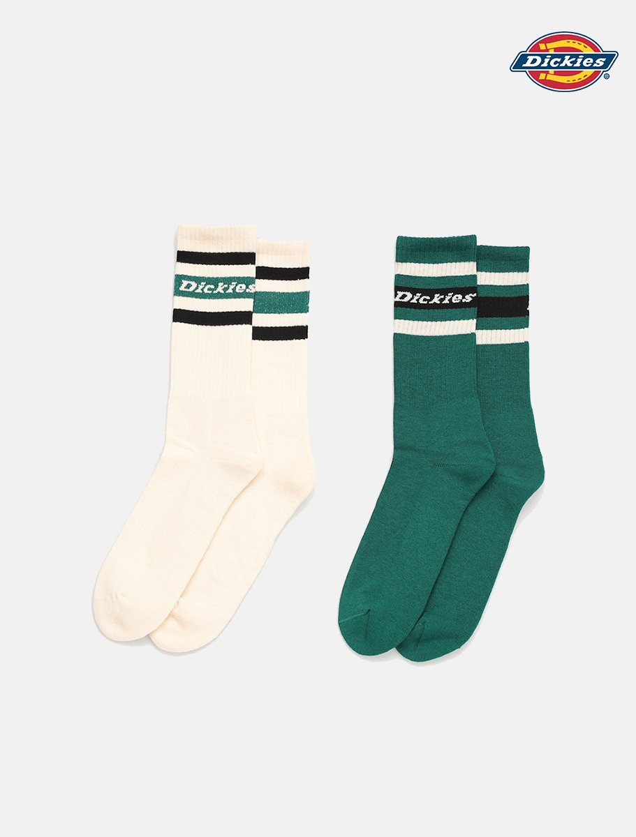 DICKIES Genola 2 Pair Socks | Adventurine - The Boredroom Store Dickies