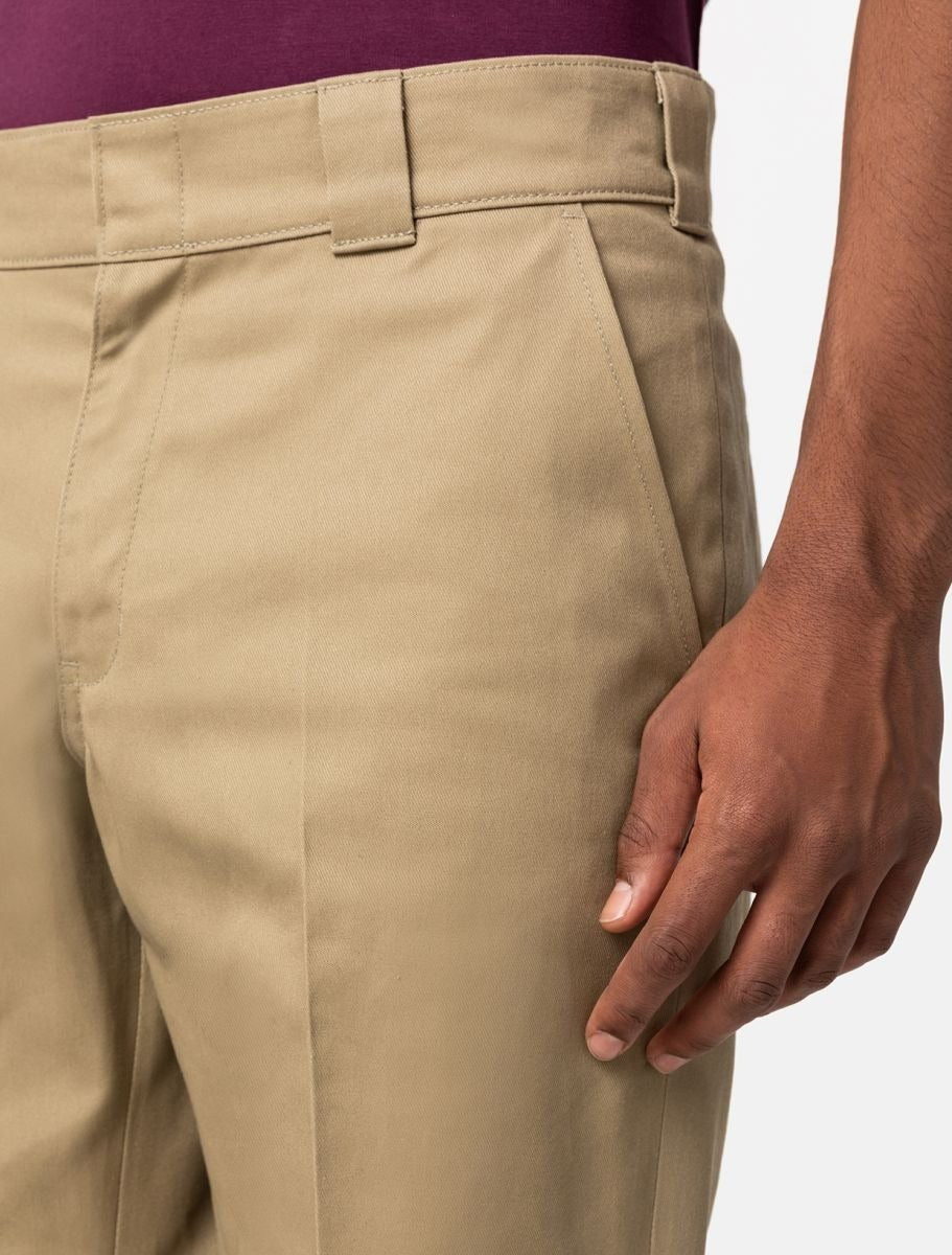 Dickies Slim Straight Double Knee Pants | Khaki - The Boredroom Store Dickies