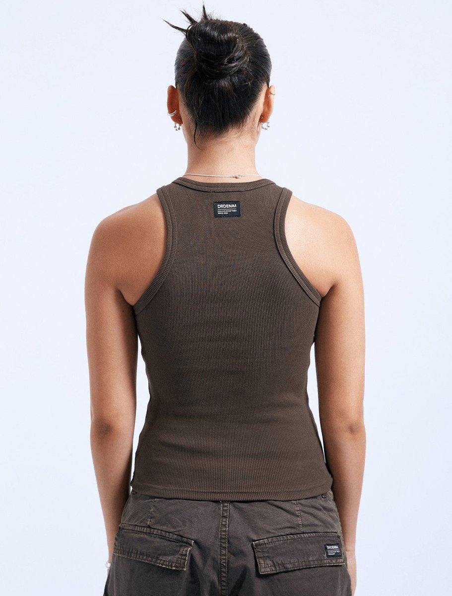 DR DENIM Amelie Top | Dark Cedar - The Boredroom Store Dr Denim