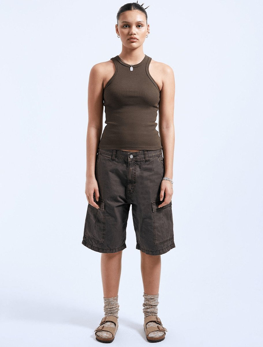 DR DENIM Amelie Top | Dark Cedar - The Boredroom Store Dr Denim