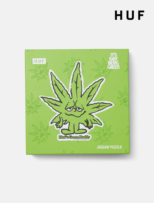 HUF Green Buddy Jigsaw Puzzle - The Boredroom Store HUF