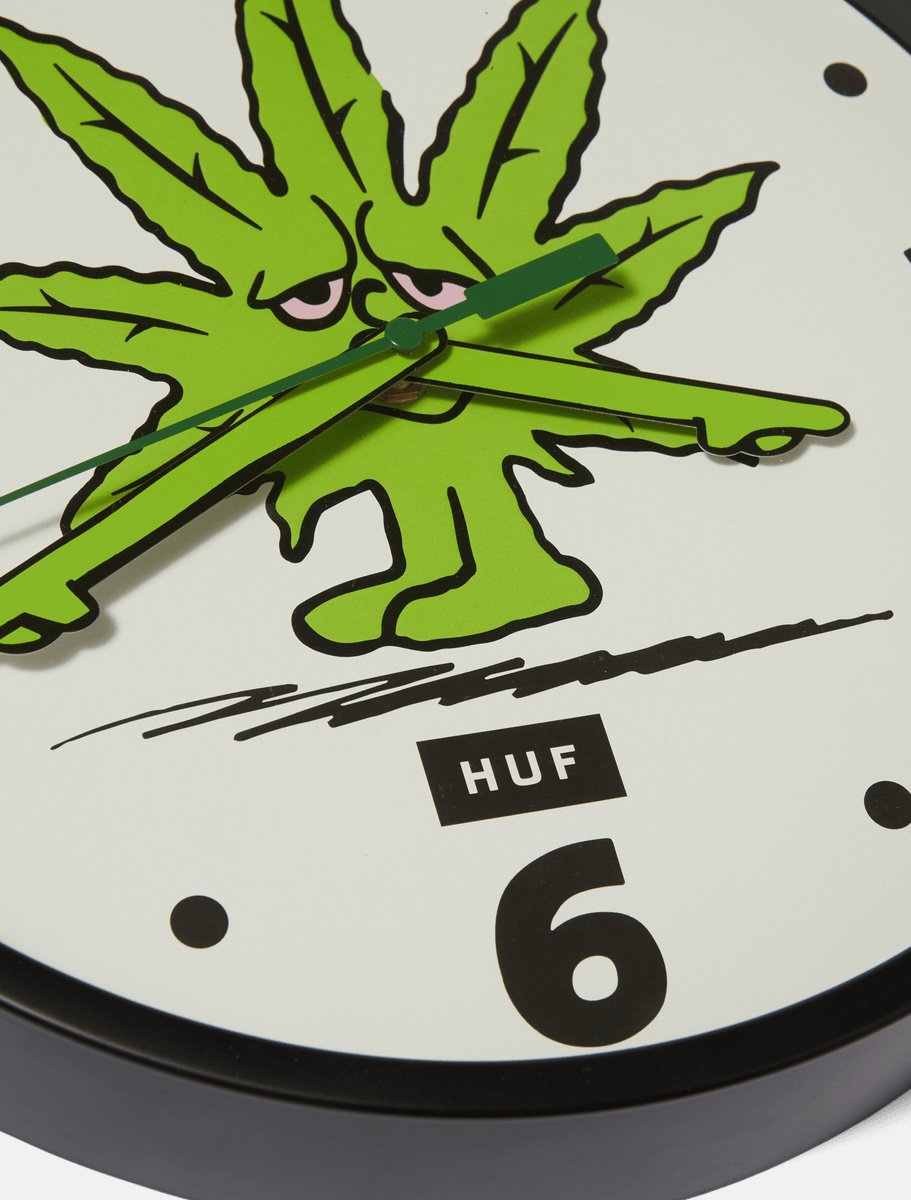 HUF Green Buddy Wall Clock - The Boredroom Store Huf