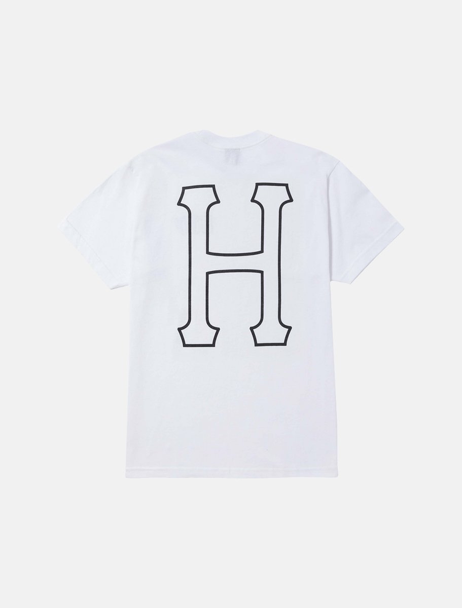 HUF Set H S/S Tee | White - The Boredroom Store Huf