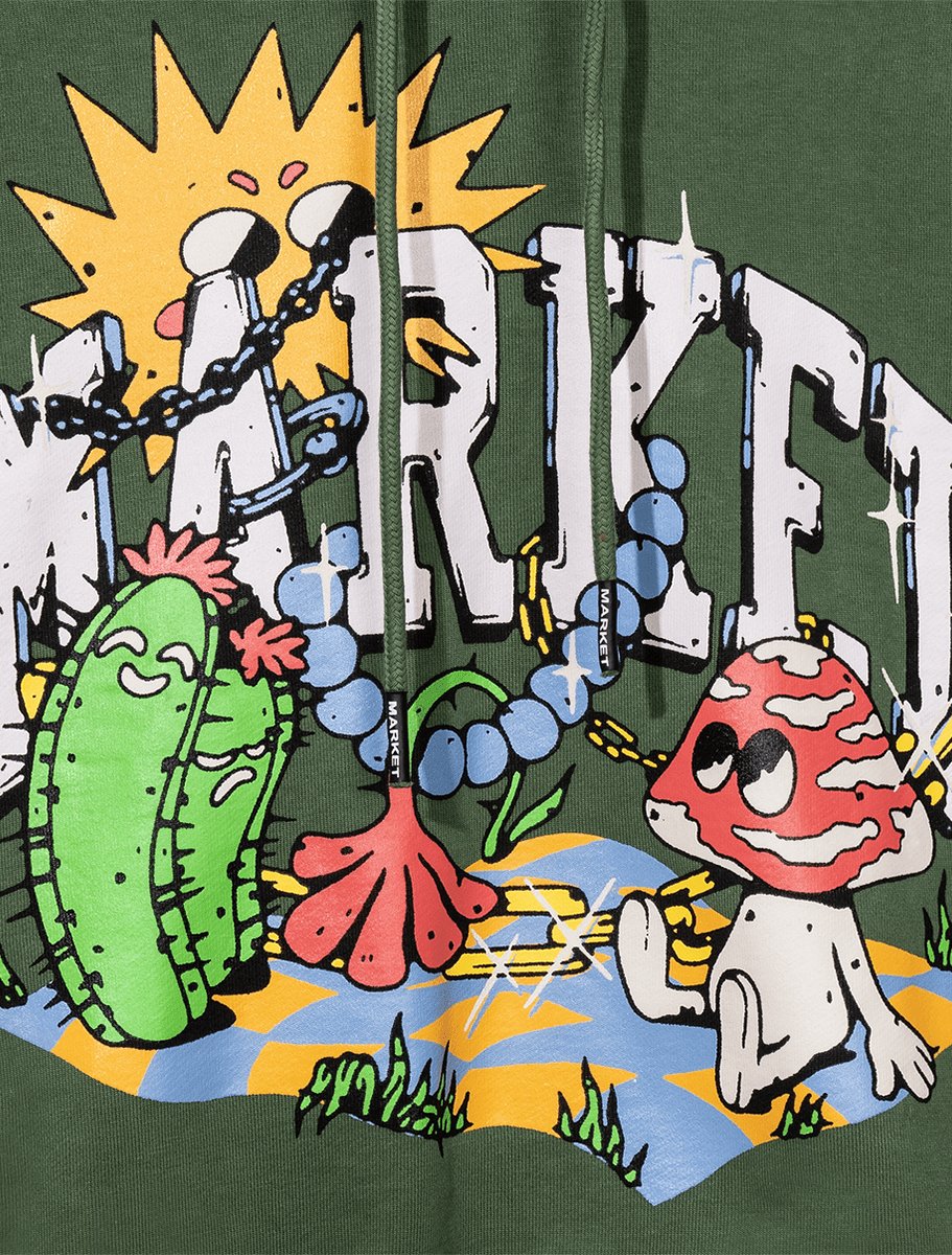 MARKET Fantasy Farm Pullover Hoodie | Fern - The Boredroom Store Market