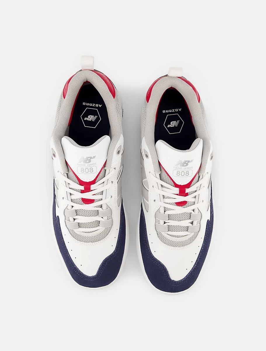 New Balance 808 Tiago Lemos | White / Blue / Red - The Boredroom Store New Balance