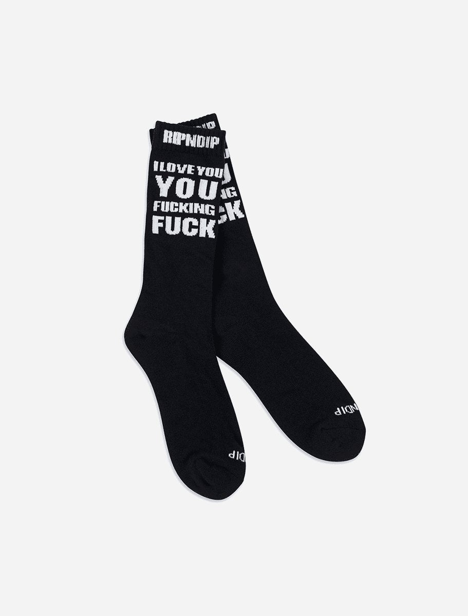 Ripndip Ily Fuckin Fuck Socks - The Boredroom Store RIPNDIP