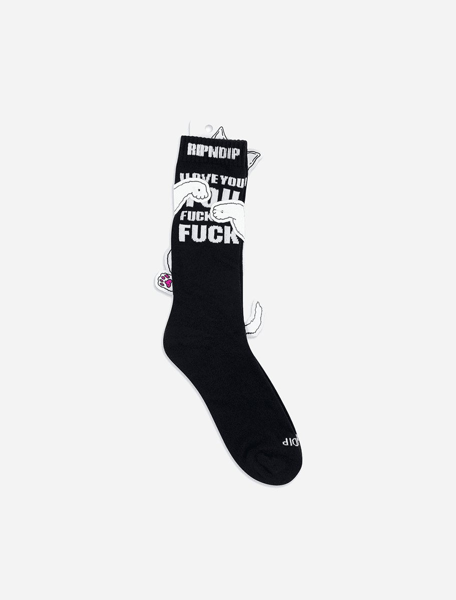 Ripndip Ily Fuckin Fuck Socks - The Boredroom Store RIPNDIP