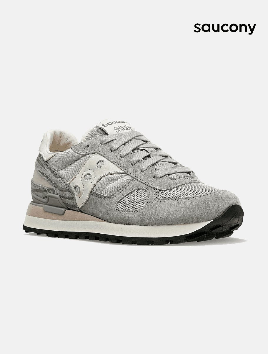 Saucony Womens Premium Shadow Originals | Grey / Zebra - The Boredroom Store Saucony