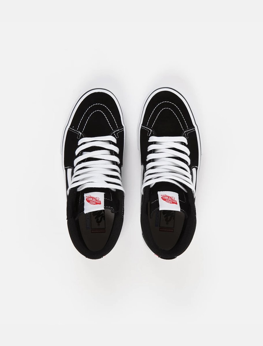 VANS Skate-Hi Shoes | Black, White - The Boredroom Store Vans