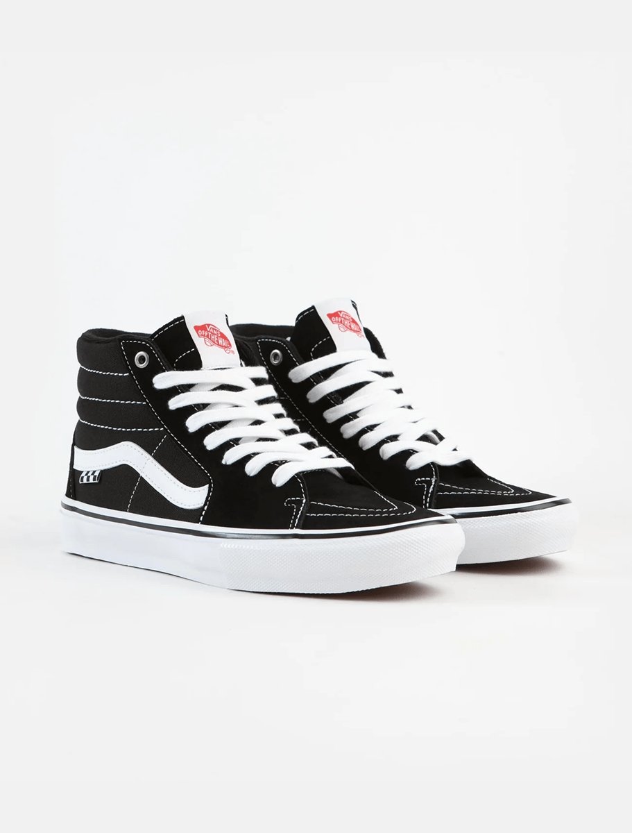 VANS Skate-Hi Shoes | Black, White - The Boredroom Store Vans
