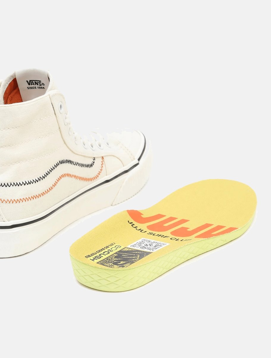 Vans x JuJu Surf Club Sk8-Hi 38 Shoes | Marshmellow - The Boredroom Store Vans