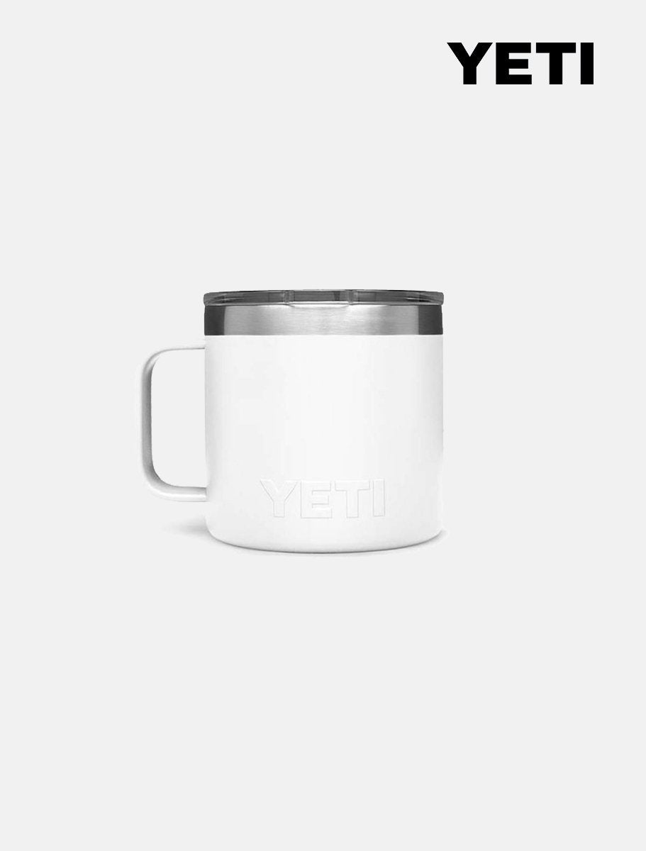 YETI Rambler 14 Oz Mug | White - The Boredroom Store YETI